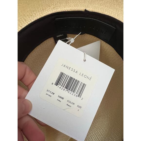 NWT Janessa Leone Aisley Hat in Bleach main image 5